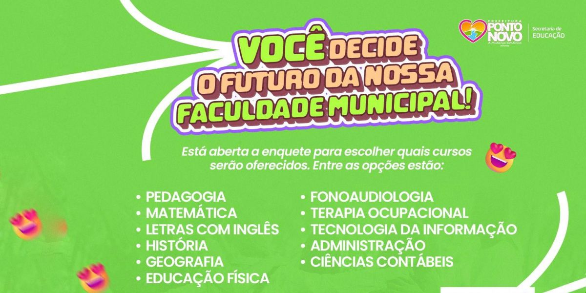 FACULDADE MUNICIPAL DE PONTO NOVO